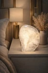 Raw Agate Crystal Lamp Natural Stone Light Earthy Luxury Home Decor 3.8 Lbs. Fixed Price $65.00.