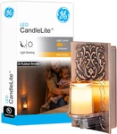Led Candlelite Night Light, Plug-in, Dusk To Dawn Sensor, Flameless Candle, Suns. Fixed Price $26.99.