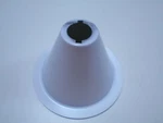 Progress Lighting P8068-28 QTY16 White Metal Cones Trim 6" Tall 7.75" Wide. Fixed Price $209.99.