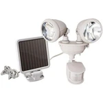 Maxsa Innovations 44218 Dual-head Solar Motion Spotlight Off White. Fixed Price $74.97.