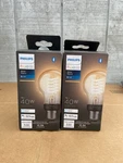 Philips Hue White Dimmable Filament A19/E26 Smart Edison Led 40 Watt Bulb X2. Fixed Price $49.99.