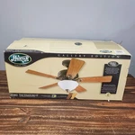Rare Hunter 20582 The Stratford Ii 44" Brown Bronze Ceiling Fan New Open Box. Fixed Price $139.99.