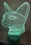 Cat 3D Acrylic 7 Colour Night Light Touch Sensor Table Desk Lamp. Fixed Price $14.99.