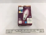New Philips Wiz 40W B12 Full Color Wi-fi Led Bulb E26 Adjust 2200K To 6500K. Fixed Price $22.90.