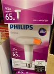 Lot Of Philips Slimstyle 9.5 Watt (65W Eq) Warm White Light (2700K) BR30 Dim. Fixed Price $48.99.