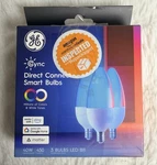 Cync Smart Color Change Bulbs Wifi Compatible W/alexa & Google Candelabra New. Fixed Price $15.89.