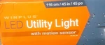 Winplus Led Utility Light Motion Sensor 4000K Dust Proof ((157 Sld)) Trboxtapes. Fixed Price $109.00.