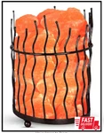Himalayan Salt Crystal Basket Lamp Natural Glow Rock Light With Dimmer Switch. Fixed Price $24.60.