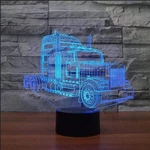 3D Illusion Table Lamp Truck Led Night Light For Bedroom Deco 7-COLOR Changing. Fixed Price $17.66.
