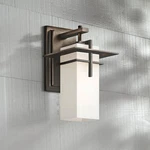 Kichler Caterham 11 3/4" High Outdoor Glass Wall Light. Fixed Price $354.99.