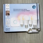 Philips Hue Essential E26 Starter Kit Light Bulb 4-PACK White & Color Ambiance. Fixed Price $55.24.