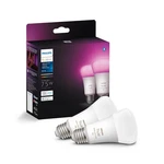 Led Smart Light Bulbs A19 75W E26 White Color Ambiance Pack Philips Control. Fixed Price $124.99.
