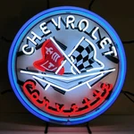 Corvette Neon Sign With Blue Outer Ring 5CORBL. Fixed Price $469.99.