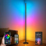 Domestar Smart Rgbic Corner Floor Lamp, Ambient Lighting 16 Million Diy Color.... Fixed Price $53.94.