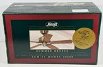 Hunter Summer Breeze 42 Ceiling Fan Antique Brass Walnut/oak Blades 23680 Nos. Fixed Price $179.95.