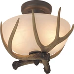Craftmade X1611-EB Antler Alabaster Glass Semi Flush Mount Fixture Ceiling. Fixed Price $184.83.