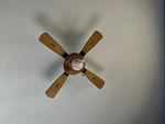 Hunter Baseball 44-IN Ceiling Fan With Light Kit (4-BLADE). Fixed Price $89.99.