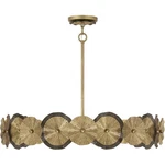 Savoy House Lighting 7-6384-5-61 Lincoln Pendant Distressed Gold And Bronze. Fixed Price $1220.80.
