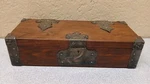 Cartier Sterling & Wood Table Box Signed Schroth Jewelers Not By. Fixed Price $500.00.