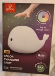 New Globe Led Rechargeable Color Changing Lamp "wally" (no Batteries Required!). Fixed Price $8.75.