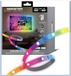 Monster Smart Lighting Hdmi Color Sync Led Strip For 85 Tvs Rgbic. Fixed Price $55.00.