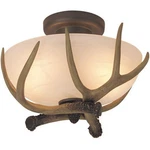 Craftmade X1611-EB Antler Semi-flush Mount European Bronze. Fixed Price $134.00.