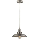 Elk Lighting 55021/1 Open Box Newberry Mini Pendant Satin Nickel. Fixed Price $51.00.