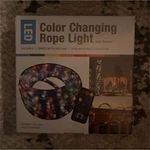 Intertek Led Changing Rope Light, Remote Control, Multicolor, 18 Ft. Fixed Price $45.00.