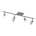 Seeblen 4-LIGHT Nickel Track Lighting Kit Adjustable GU10 Ceiling Spotlight. Fixed Price $64.09.