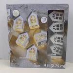 Ashland Led String Lights House Design 10CT Warm White 9FT Battery Operated. Fixed Price $19.11.