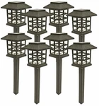 Sogrand SLP1101 8PCS -pack Solar Lights Outdoor Light,landscape Lighting Black. Fixed Price $18.00.