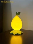 Glowing Lemon Lamp Home Decor Ambient Night Light Dimmable Usb New. Fixed Price $19.00.