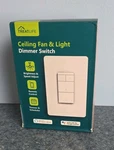 Treatlife Ceiling Fan & Light Dimmer Switch Smart Control DS03. Fixed Price $26.00.