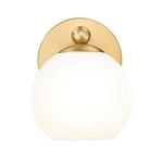 Z-lite Neoma Light Wall Sconce, Modern Gold/opal Etched 1100-1S-MGLD. Fixed Price $79.99.