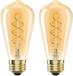 E26 Edison Bulbs 60 Watt Led, ST64 Dimmable Vintage Light 6W 2200K Amber. Fixed Price $28.60.
