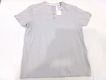 Kenneth Cole $49 Nwt New York Light Gray Men's Short Sleeve Henley T-shirt Xl. Fixed Price $16.72.