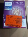Philips Tunable G25 60W Equivalent Dimmable Smart Wi-fi Wiz Con Light Bulb. Fixed Price $11.99.