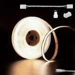 Pautix Cob Strip Natural White 4000K DC12V, 18FT/5.5M 2772LEDS CRI90+ Fle.... Fixed Price $35.65.