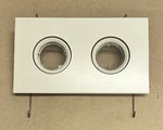 Wac Lighting MT-216TL-WT Low Voltage 2-LIGHT Rectangle Trim White. Fixed Price $59.95.