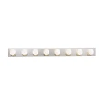 Kichler Lighting Utilitarian 8-LIGHT Brushed Nickel Linear Bath/vanity. Fixed Price $66.97.