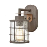 Elk Home Gilbert 1-LIGHT Vanity Light, Rusted Coffee Finish, Clear Seeded Glass,. Fixed Price $85.00.