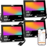 Melpo 30W Smart Rgb Led Flood Light IP66 Outdoor Landscape App Control Ob. Fixed Price $35.99.