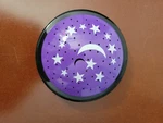 Ge Led Moon And Star Projector Night Light, Battery Operated Tap Works. Fixed Price $10.00.