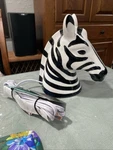 New Pillowfort Ceramic Zebra Head Nightlight Lamp Zoo Animal Safari Kids Room. Fixed Price $17.99.