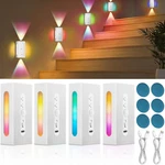 Magnetic Rechargeable Led Smart Rgb Motion Sensor Ambient Wall Step Night Lights. Fixed Price $48.89.