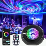 Galaxy Night Light Projector With Remote Control, Bluetooth Music Speaker & 5 Wh. Fixed Price $12.95.