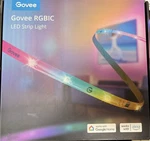 Govee 65.6FT Rgbic Led Smart Strip Lights Alexa Compatib New Open Box. Fixed Price $100.00.