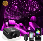 16W Starlight Headliner Kit Fiber Optic Ceiling App Sound Control Rgb. Fixed Price $117.12.