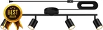 Plug Track Lighting Led 4 Ceiling Fixture Black Kitchen And Bedroom. Fixed Price $58.44.