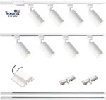 8-LIGHT Led Track Lighting Kit With 6.6FT Type Rails And Floati. Fixed Price $159.50.